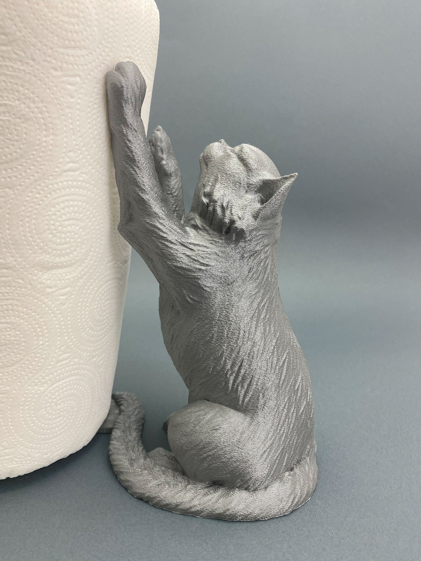 Katzen-Papierrollenhalter – witzige 3D-gedruckte Küchendeko