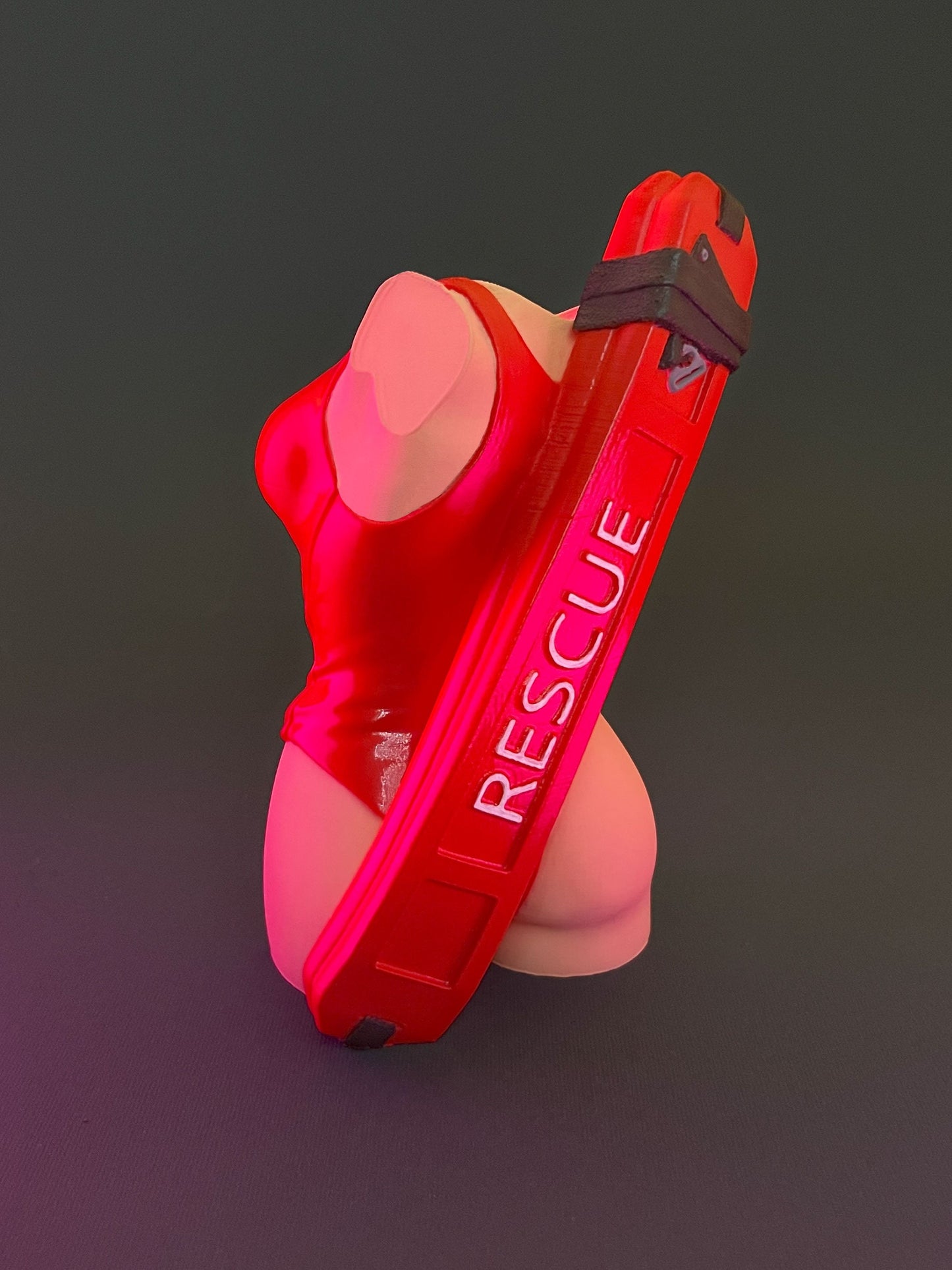 Lifeguard Body Vase - Unique 3D Printed Vase Gift for Him. Christmas gift for men, valentines day gift for him
