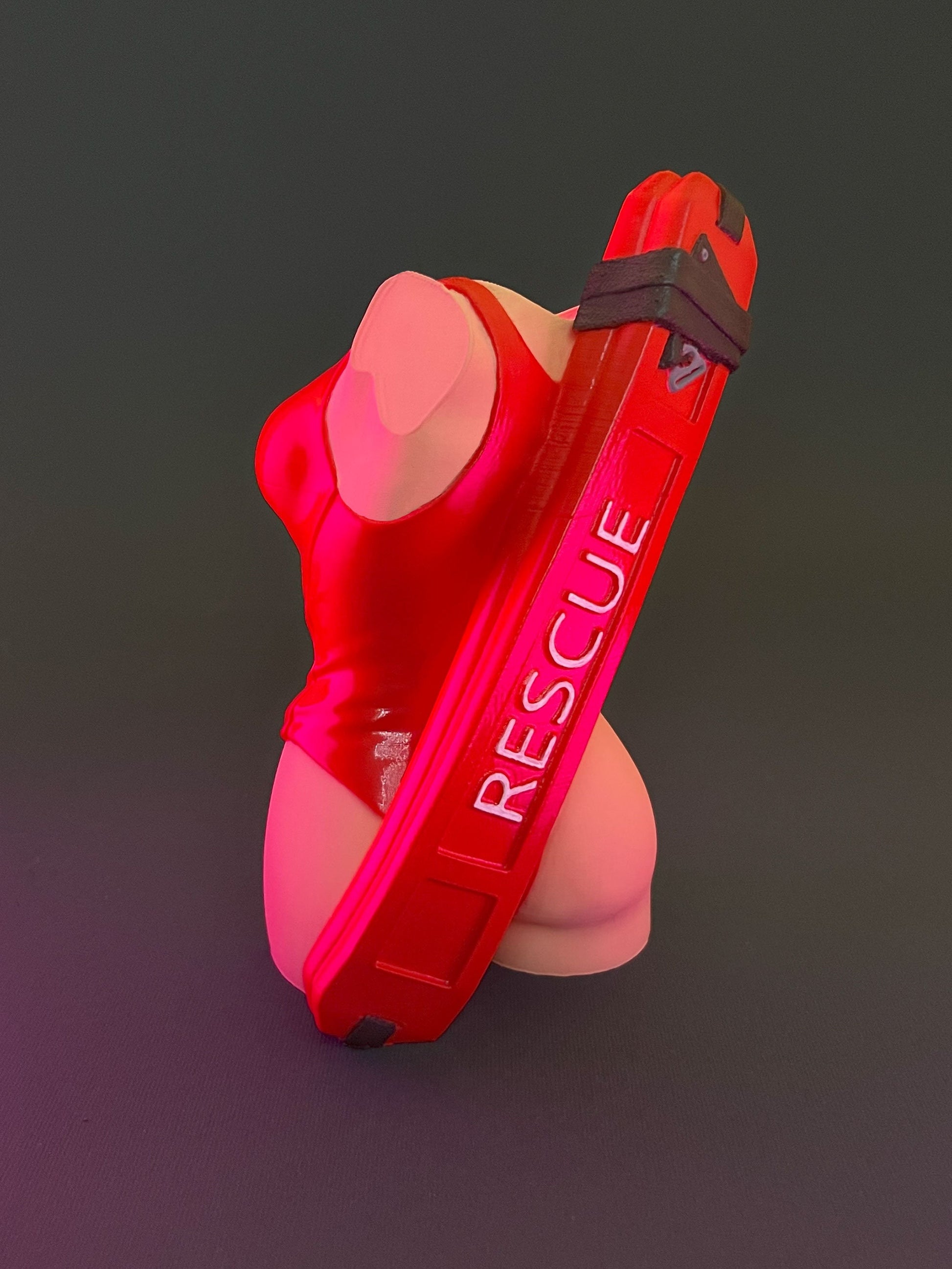 Lifeguard Body Vase - Unique 3D Printed Vase Gift for Him. Christmas gift for men, valentines day gift for him
