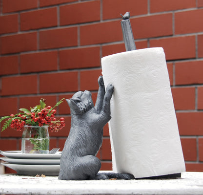 Katzen-Papierrollenhalter – witzige 3D-gedruckte Küchendeko