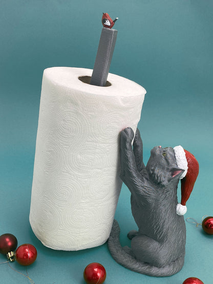 Weihnachtlicher Papierrollenhalter - Festive Wohnaccessoire und kitchen Geschenk . Christmas Geschenk für Mom und Grandma. - Plexiwire