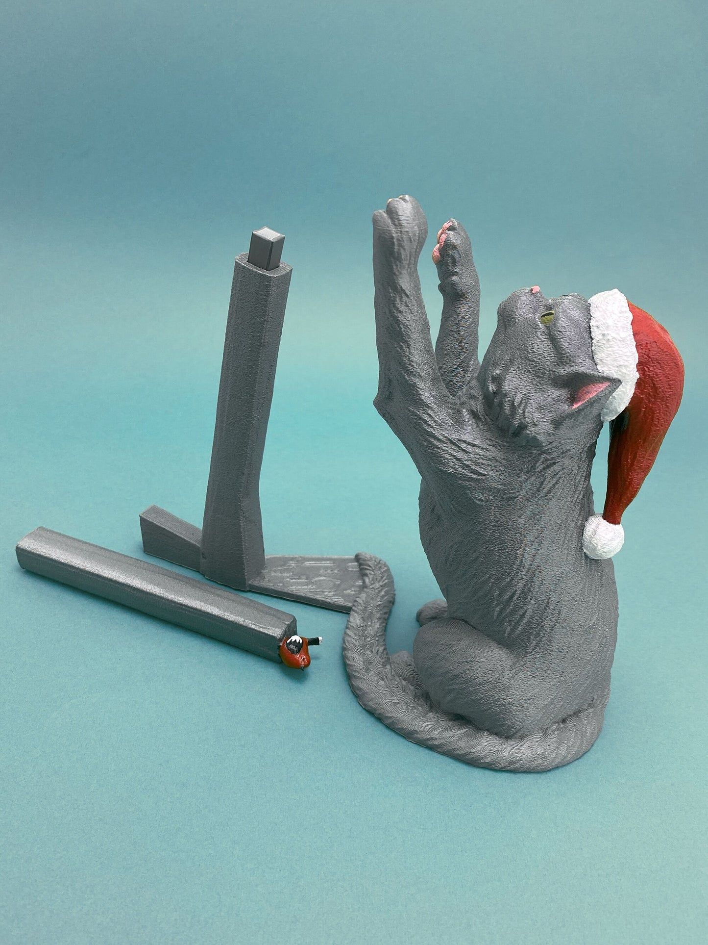Weihnachtlicher Papierrollenhalter - Festive Wohnaccessoire und kitchen Geschenk . Christmas Geschenk für Mom und Grandma. - Plexiwire
