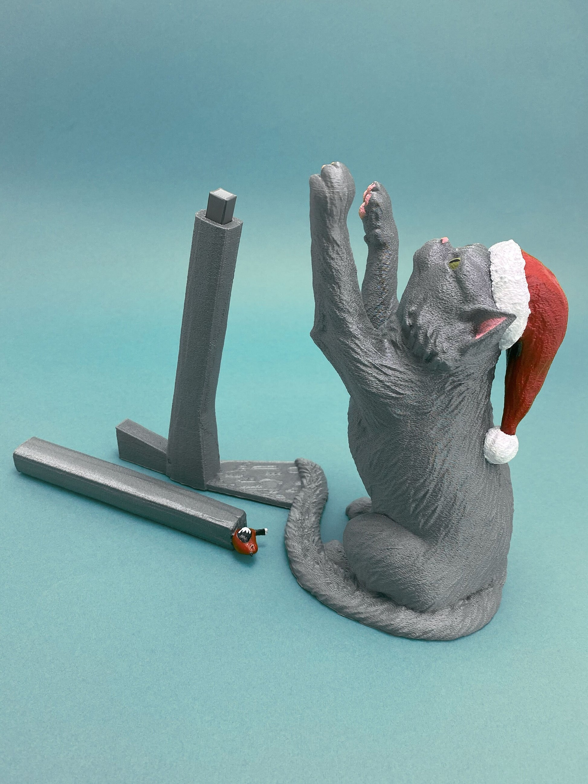 Weihnachtlicher Papierrollenhalter - Festive Wohnaccessoire und kitchen Geschenk . Christmas Geschenk für Mom und Grandma. - Plexiwire