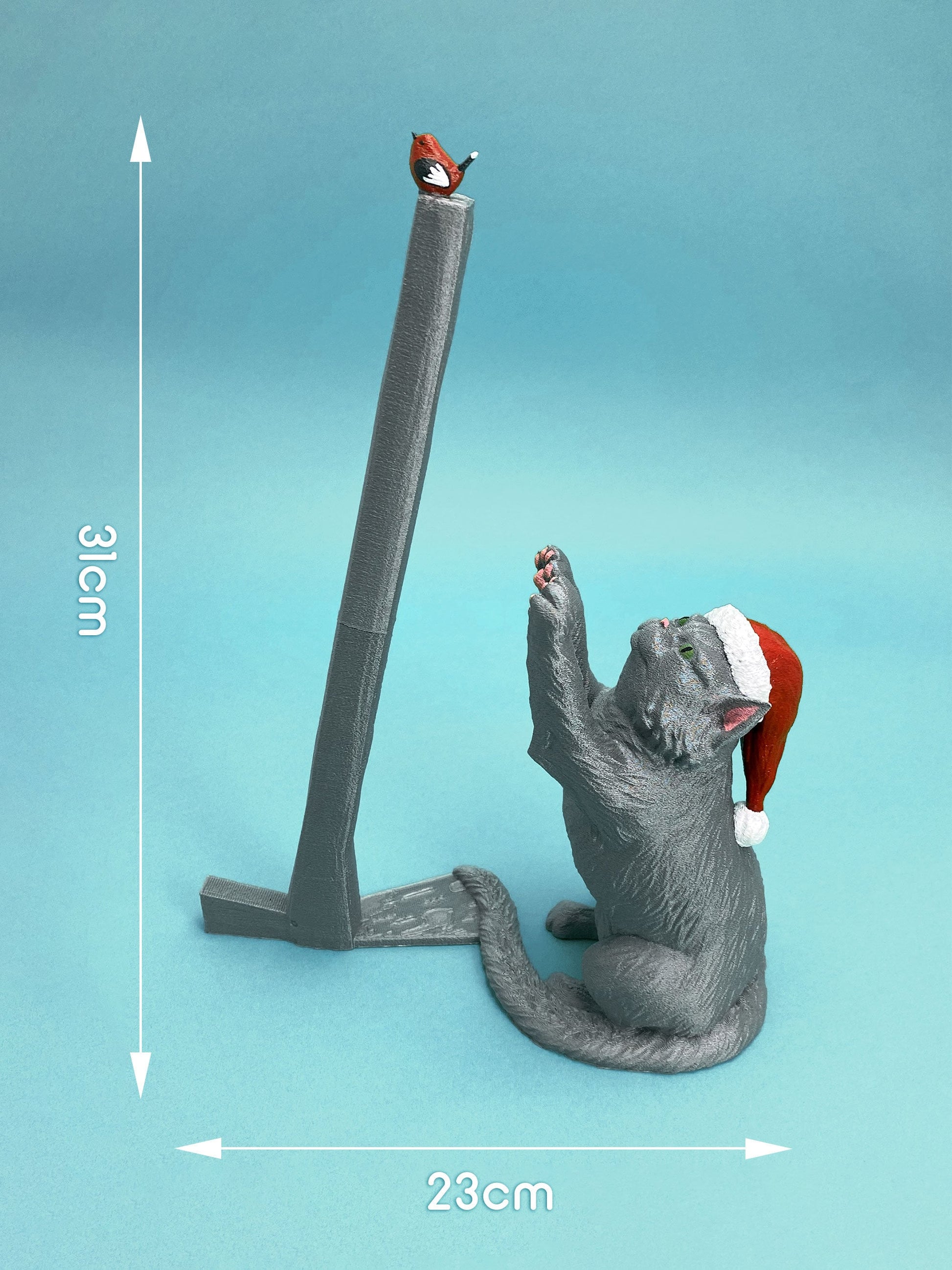 Weihnachtlicher Papierrollenhalter - Festive Wohnaccessoire und kitchen Geschenk . Christmas Geschenk für Mom und Grandma. - Plexiwire