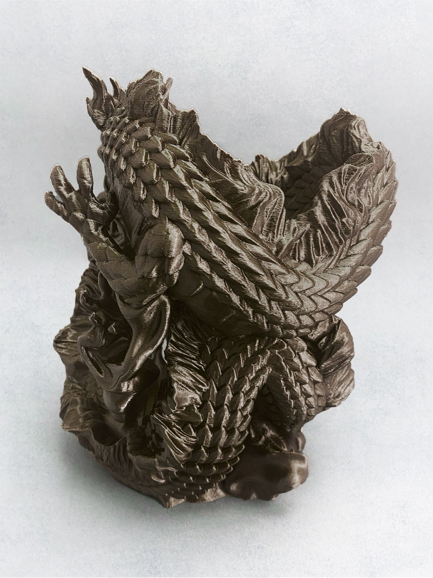 Weinflaschenhalter - 3D-gedruckt Drache. Einzigartig Küchendeko und Wine Rack | Great wine Geschenk idea. - Plexiwire 3D Drucke