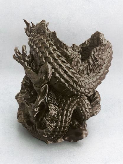 Weinflaschenhalter - 3D-gedruckt Drache. Einzigartig Küchendeko und Wine Rack | Great wine Geschenk idea. - Plexiwire 3D Drucke