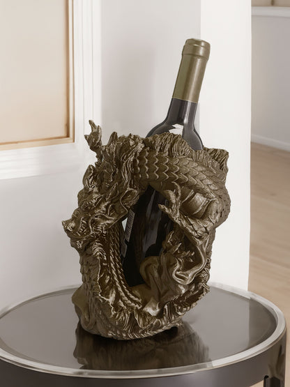 Weinflaschenhalter - 3D-gedruckt Drache. Einzigartig Küchendeko und Wine Rack | Great wine Geschenk idea. - Plexiwire 3D Drucke