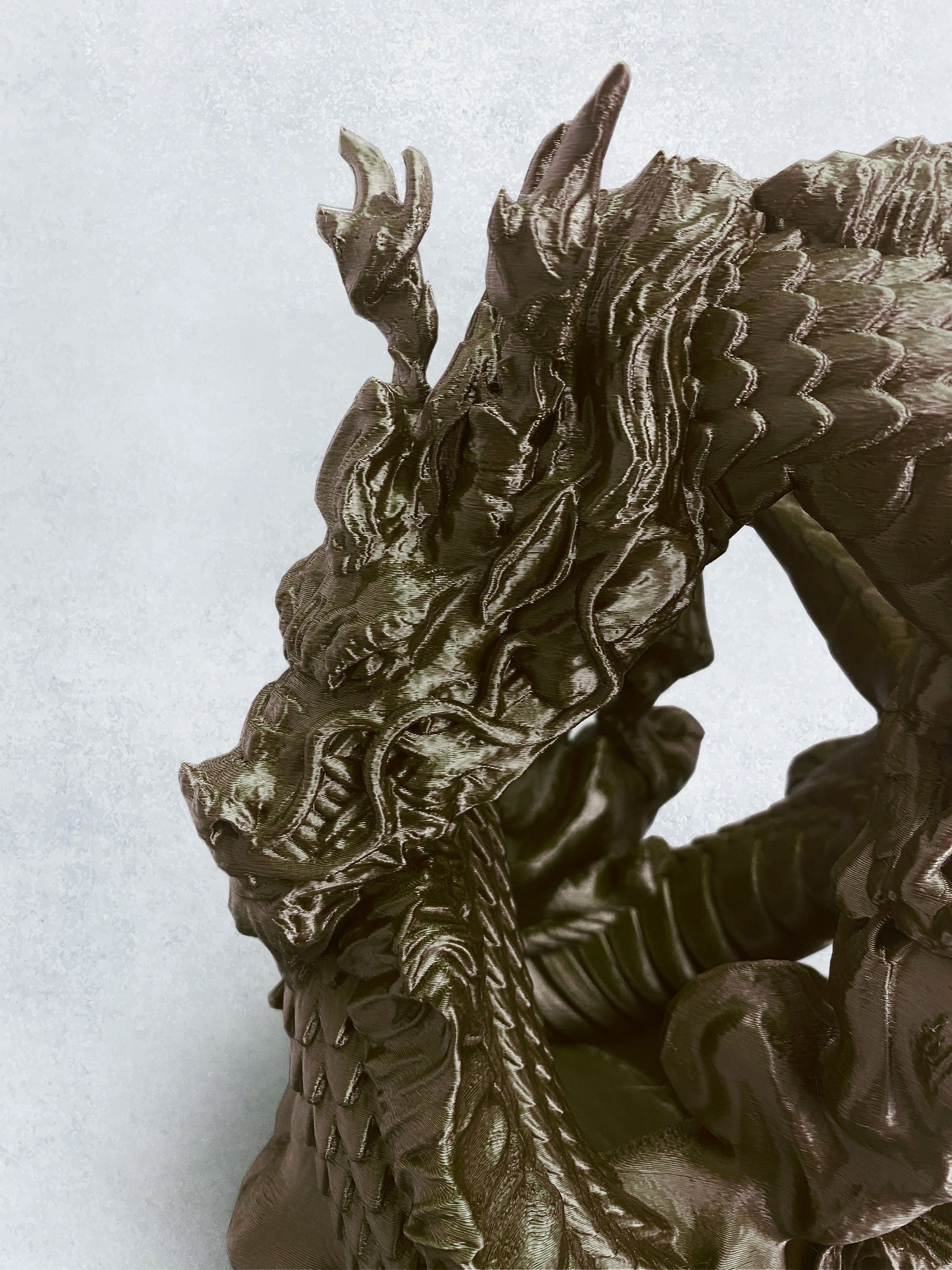Weinflaschenhalter - 3D-gedruckt Drache. Einzigartig Küchendeko und Wine Rack | Great wine Geschenk idea. - Plexiwire 3D Drucke