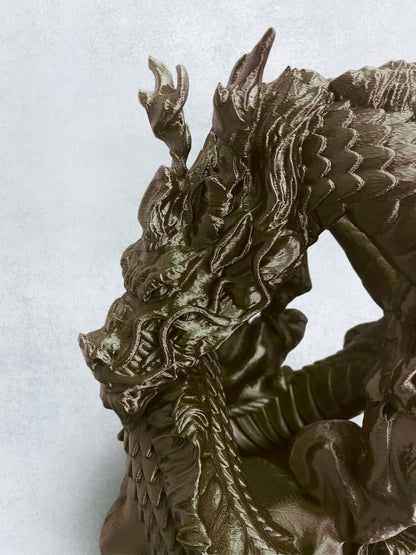 Weinflaschenhalter - 3D-gedruckt Drache. Einzigartig Küchendeko und Wine Rack | Great wine Geschenk idea. - Plexiwire 3D Drucke