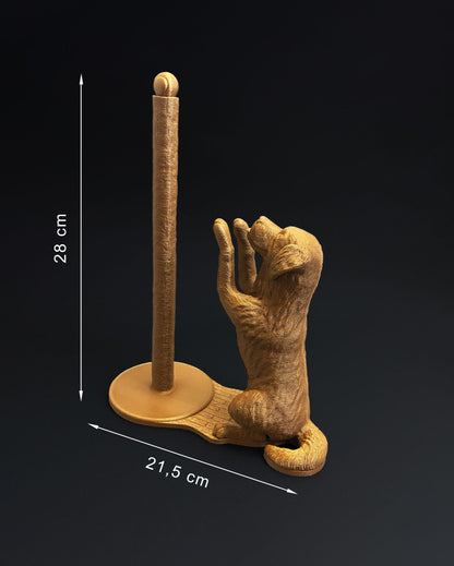 Dog Papierrollenhalter – a fun und decorative accessory für your home und kitchen. - Plexiwire 3D Drucke