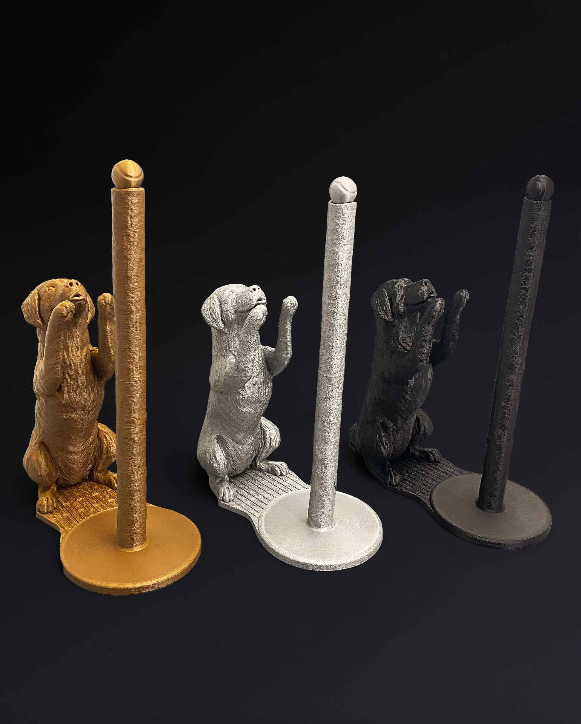 Dog Papierrollenhalter – a fun und decorative accessory für your home und kitchen. - Plexiwire 3D Drucke