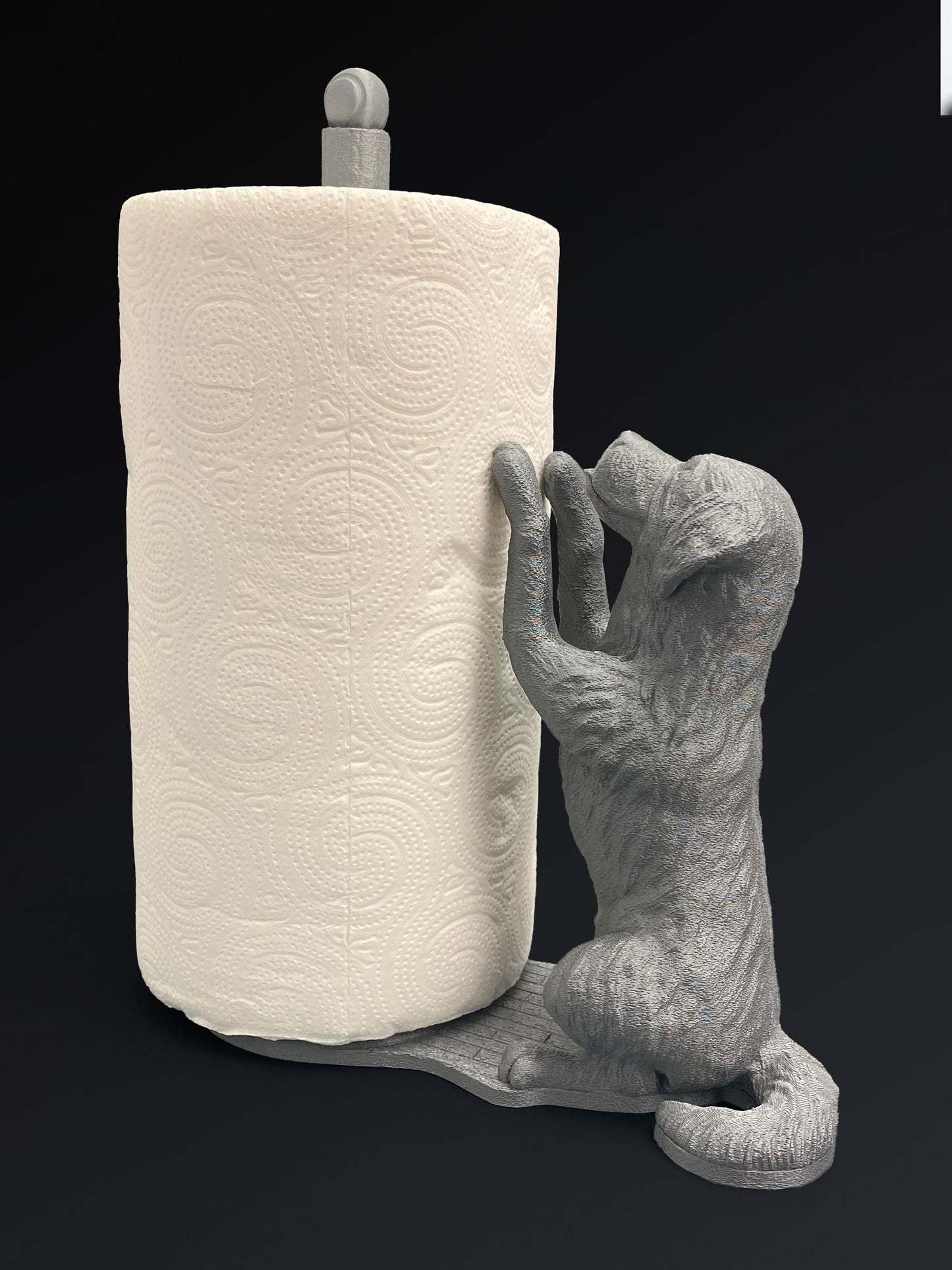 Dog Papierrollenhalter – a fun und decorative accessory für your home und kitchen. - Plexiwire 3D Drucke