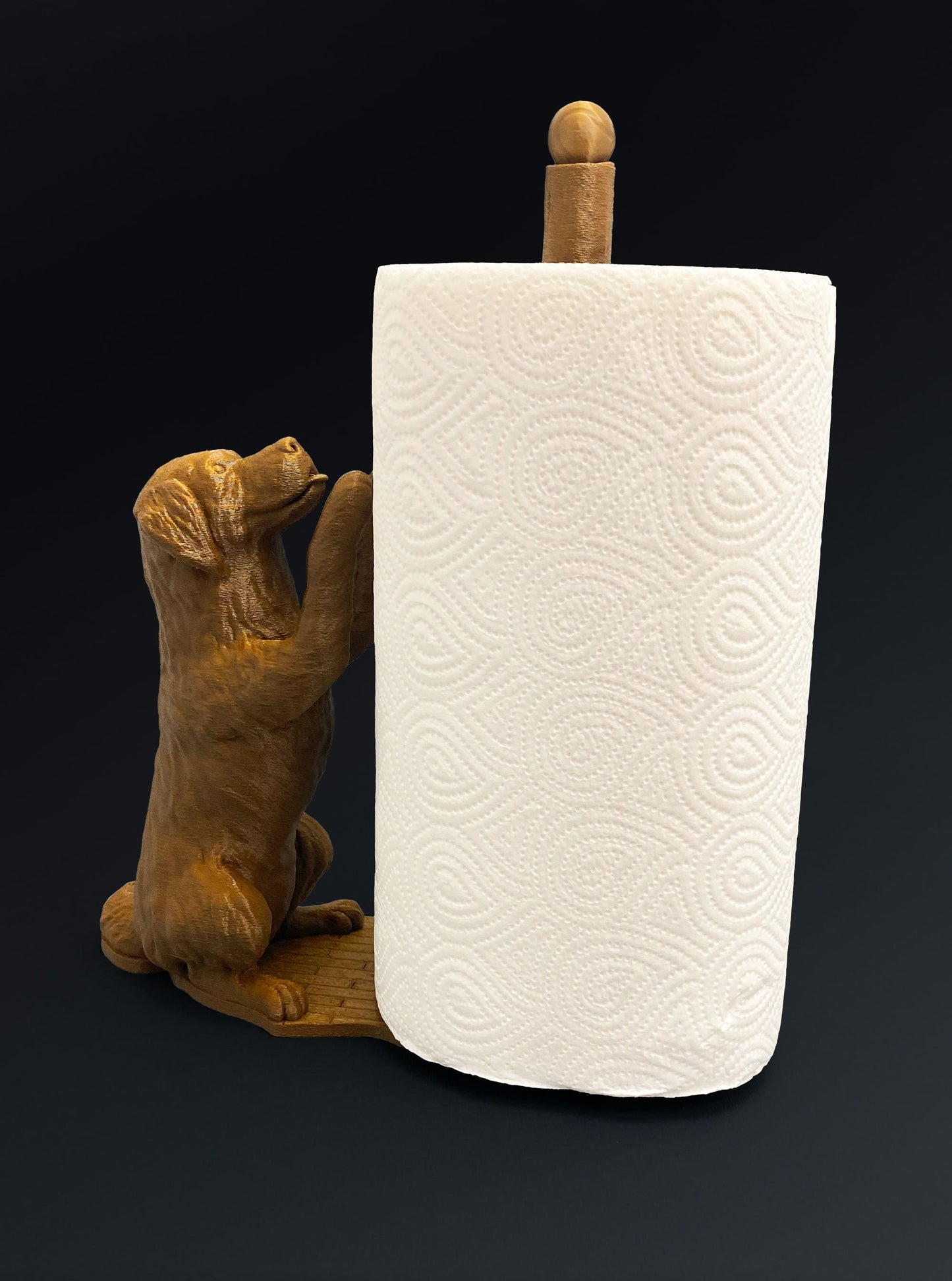 Dog Papierrollenhalter – a fun und decorative accessory für your home und kitchen. - Plexiwire 3D Drucke