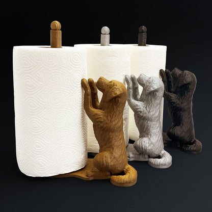 Dog Papierrollenhalter – a fun und decorative accessory für your home und kitchen. - Plexiwire 3D Drucke