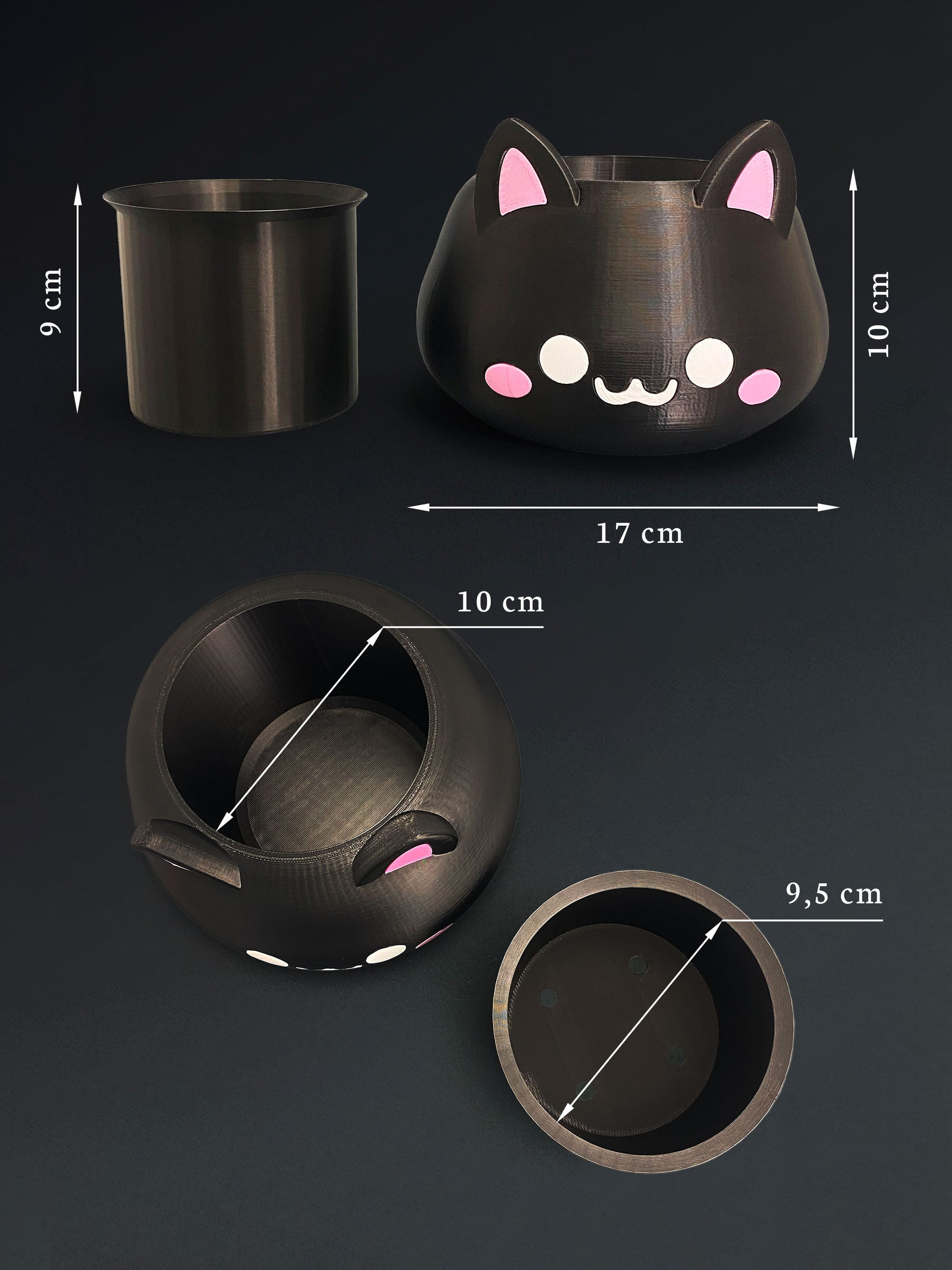 Pflanzgefäß - Perfect Wohnaccessoire | Blumentopf | Pflanztopf | Pflanzgefäß Pot - Plexiwire 3D Drucke