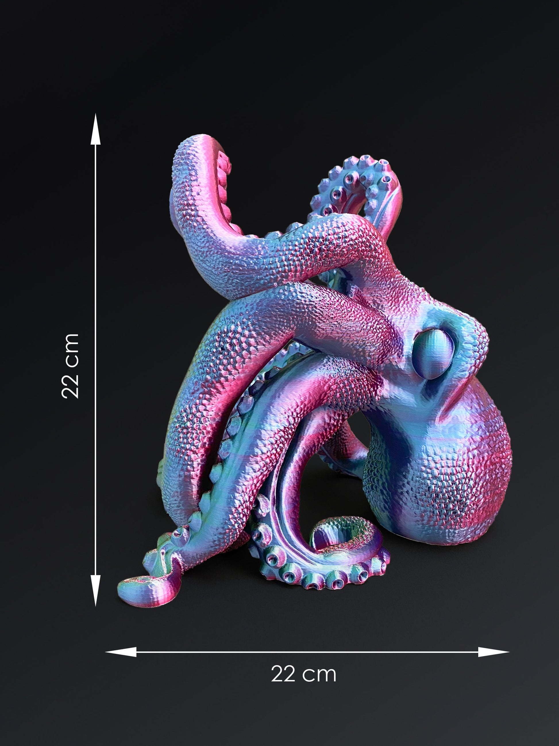 Octopus Weinflaschenhalter - bar und Küchendeko! - Plexiwire 3D Drucke