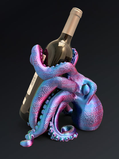 Octopus Weinflaschenhalter - bar und Küchendeko! - Plexiwire 3D Drucke