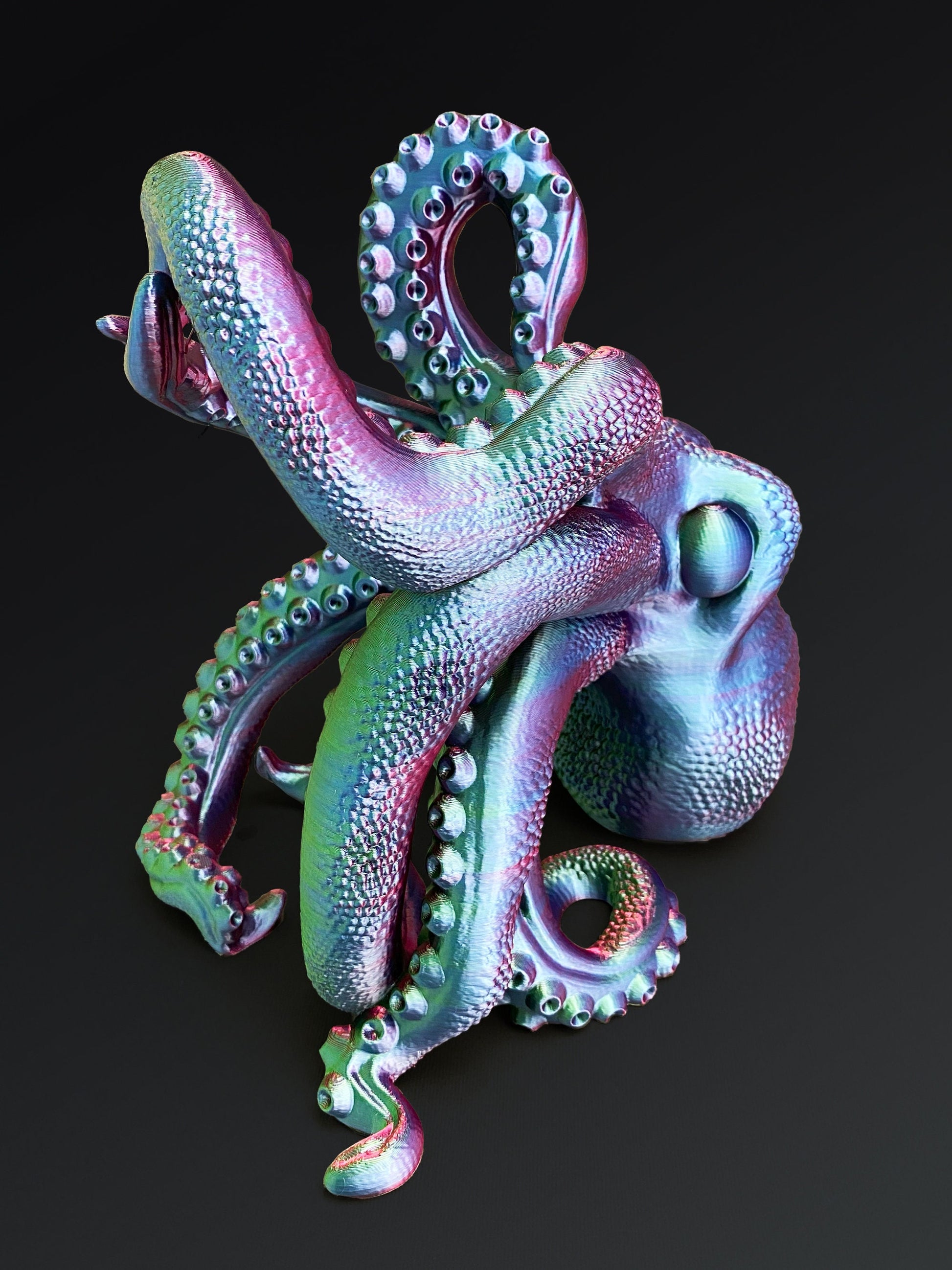 Octopus Weinflaschenhalter - bar und Küchendeko! - Plexiwire 3D Drucke