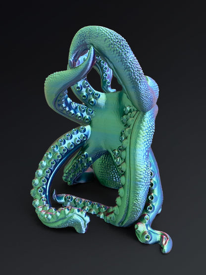 Octopus Weinflaschenhalter - bar und Küchendeko! - Plexiwire 3D Drucke