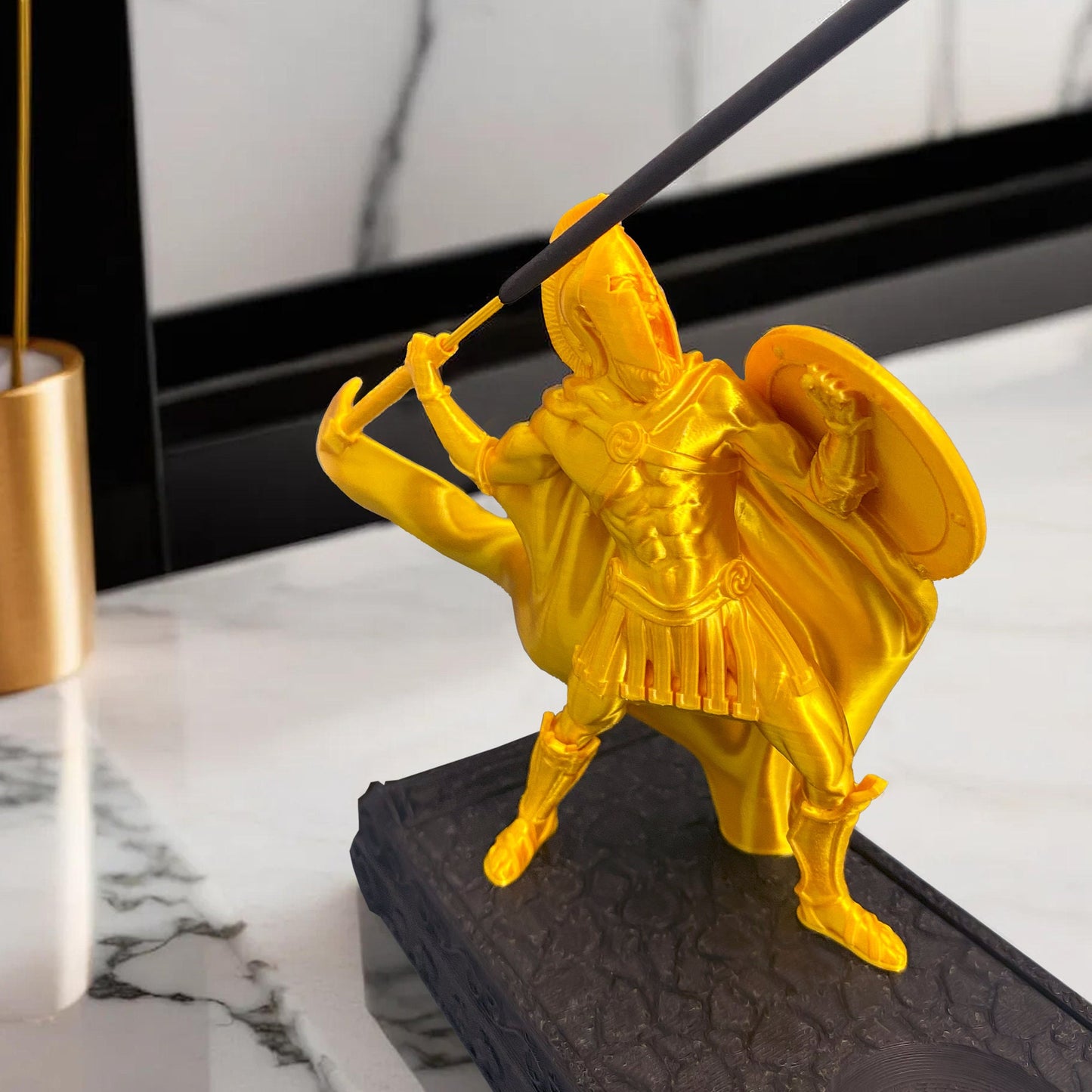 Räuchergefäß - High-Quality 3D-gedruckt Räucherstäbchenhalter | Wohnaccessoire | Geburtstag Geschenk - Plexiwire 3D Drucke
