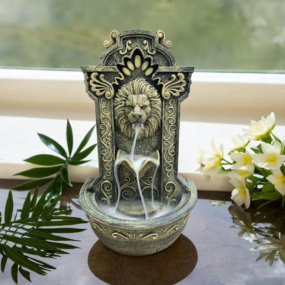 Löwen-Backflow-Räuchergefäß – Rauch-Wasserfall für Aromatherapie und Meditation