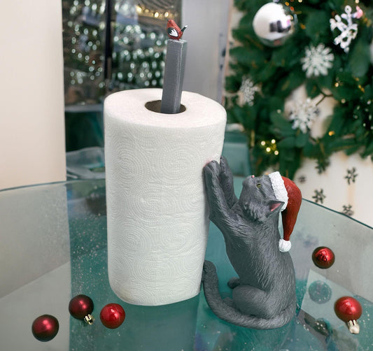Weihnachtlicher Papierrollenhalter - Festive Wohnaccessoire und kitchen Geschenk . Christmas Geschenk für Mom und Grandma. - Plexiwire