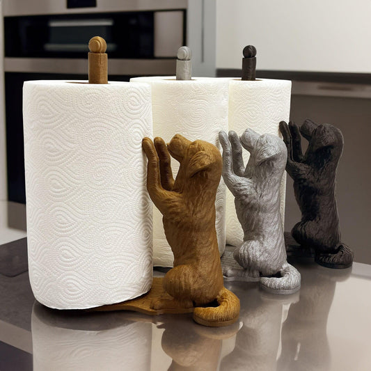 Dog Papierrollenhalter – a fun und decorative accessory für your home und kitchen. - Plexiwire 3D Drucke