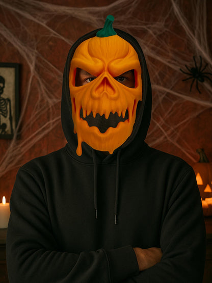 Pumpkin Skull Halloween Mask 3D-gedruckt Scary Costume Cosplay Prop - Plexiwire 3D Drucke