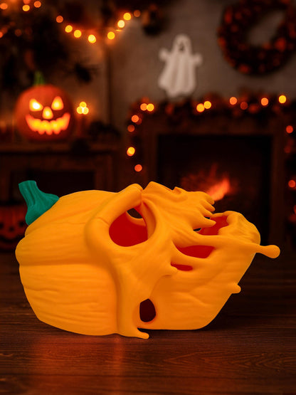 Pumpkin Skull Halloween Mask 3D-gedruckt Scary Costume Cosplay Prop - Plexiwire 3D Drucke