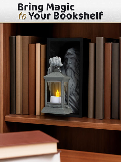 Wizard Lantern Book Nook Insert – 3D Fantasy Shelf Deko - Plexiwire 3D Drucke