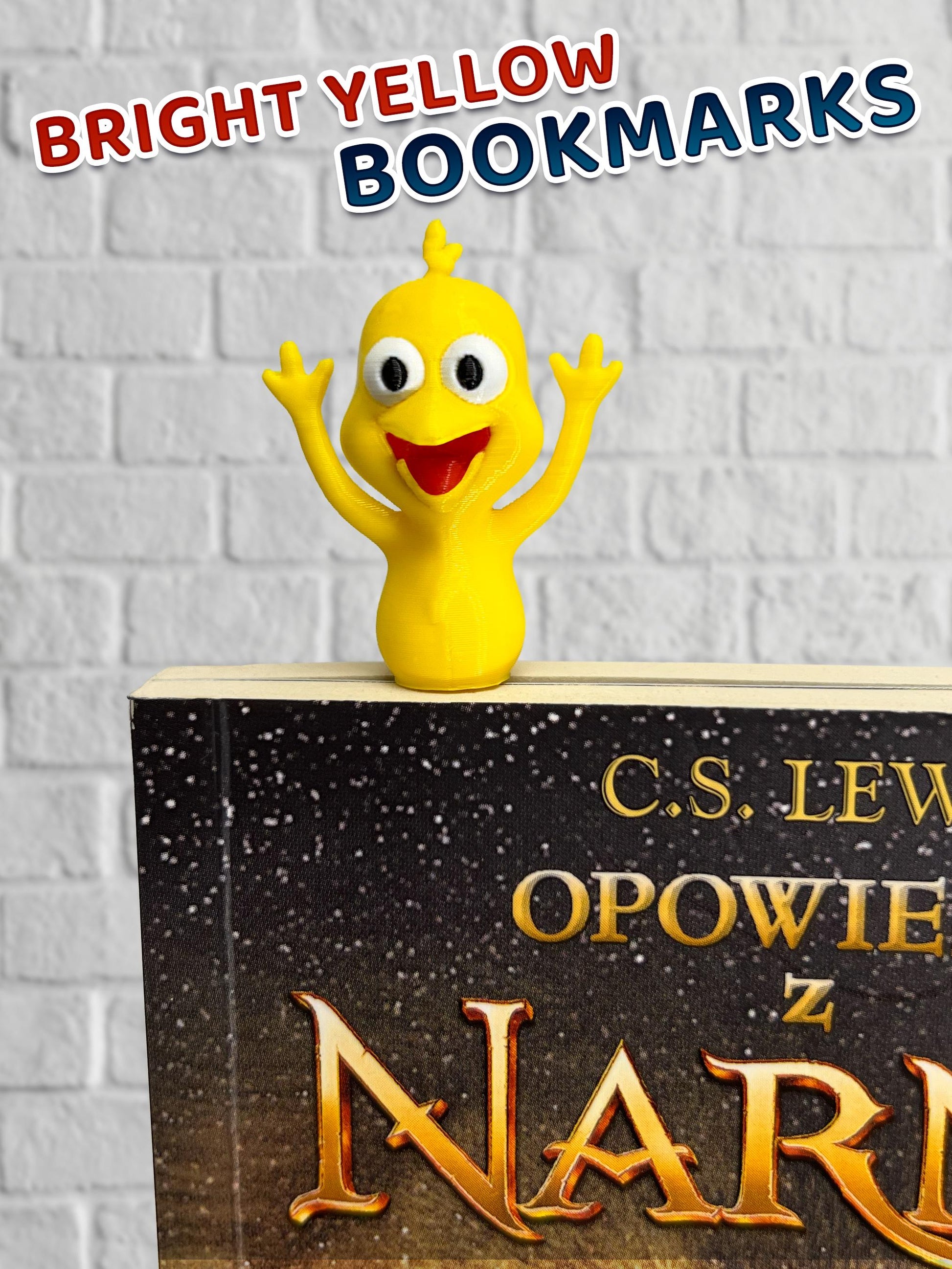 Witzig 3D-gedruckt Lesezeichen – Niedlich Character Book Mark Clip Geschenk für Readers, Kids, Students, Book Lovers, Einzigartig