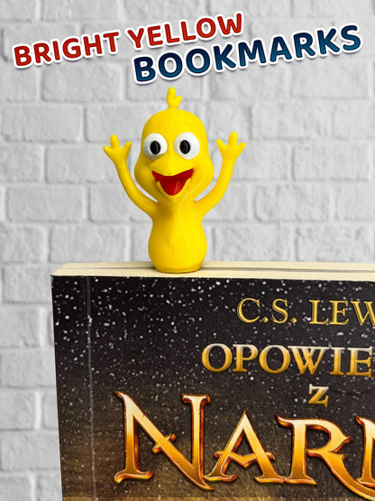 Witzig 3D-gedruckt Lesezeichen – Niedlich Character Book Mark Clip Geschenk für Readers, Kids, Students, Book Lovers, Einzigartig