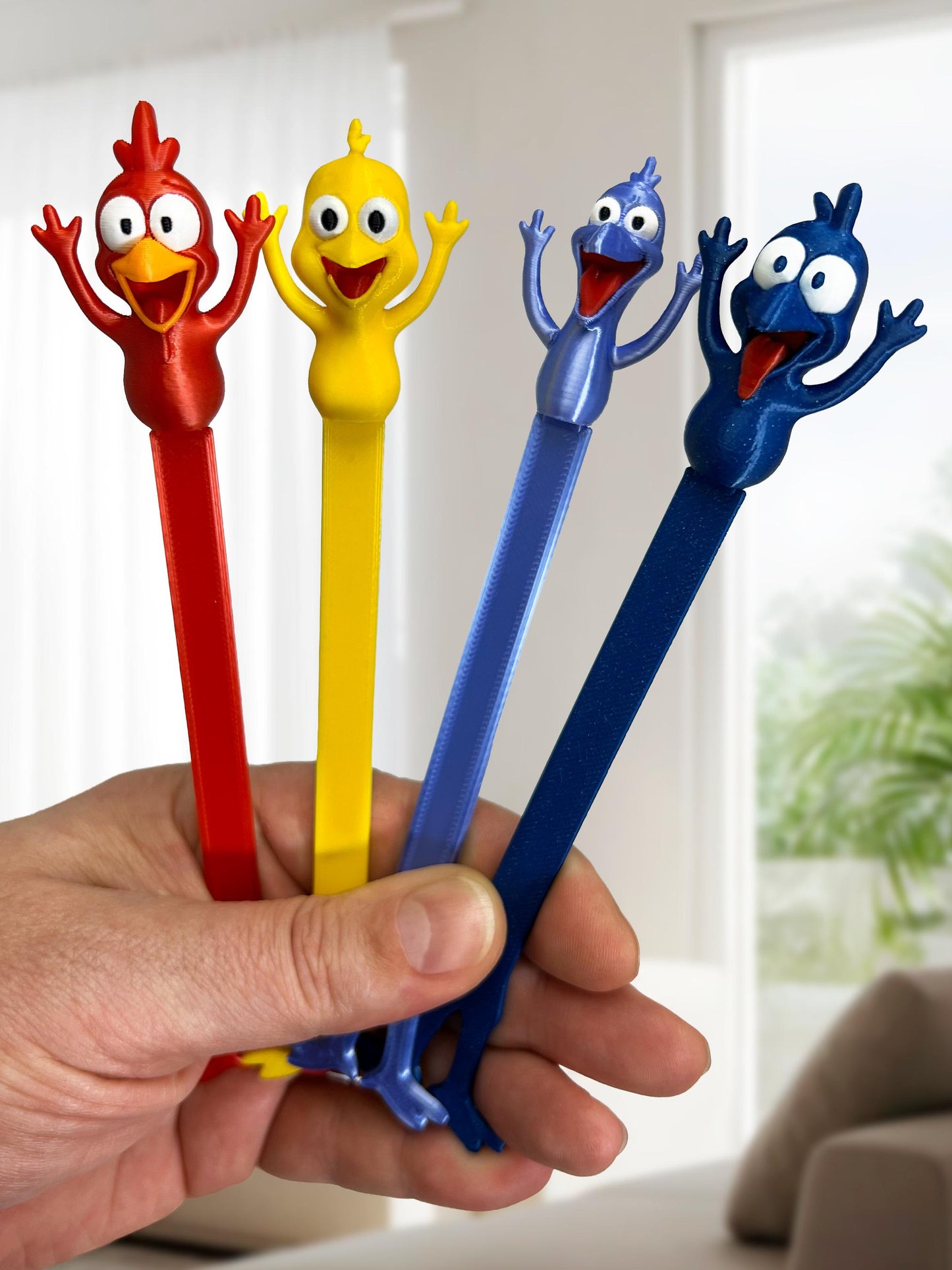Witzig 3D-gedruckt Lesezeichen – Niedlich Character Book Mark Clip Geschenk für Readers, Kids, Students, Book Lovers, Einzigartig