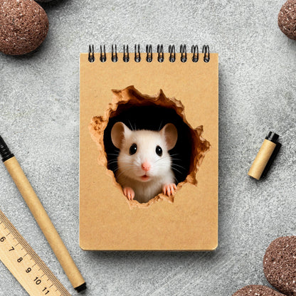 Witzig Mouse Hole Wand Stickers Set, Niedlich 3D Wand Decals - Plexiwire 3D Drucke