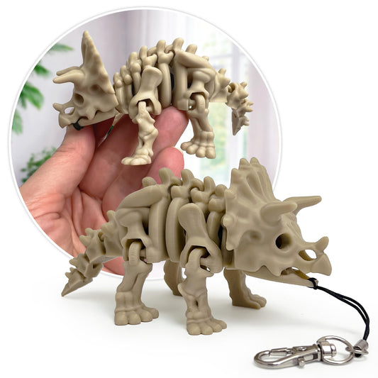 Beweglich Dinosaurier Skelett Set 3D-gedruckt Dino Keychains Bundle Geschenk - Plexiwire 3D Drucke