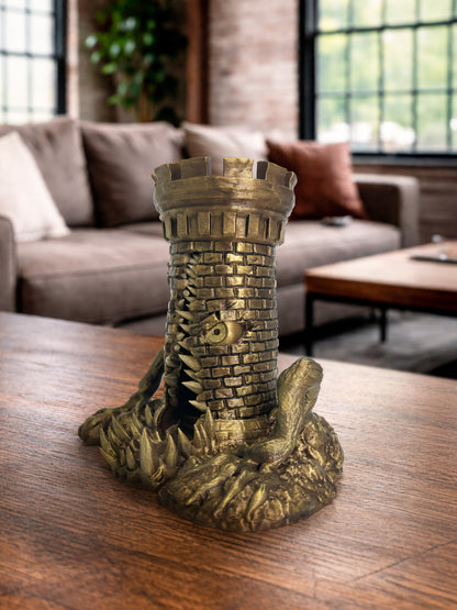 Mimic Dice Tower Hand Painted