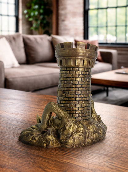 Mimic Dice Tower Hand Painted