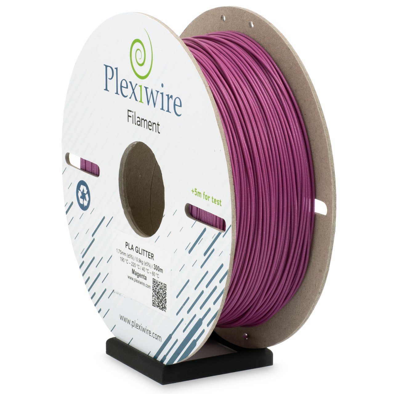 PLA Glitter Magenta 1,75mm 900g/300m