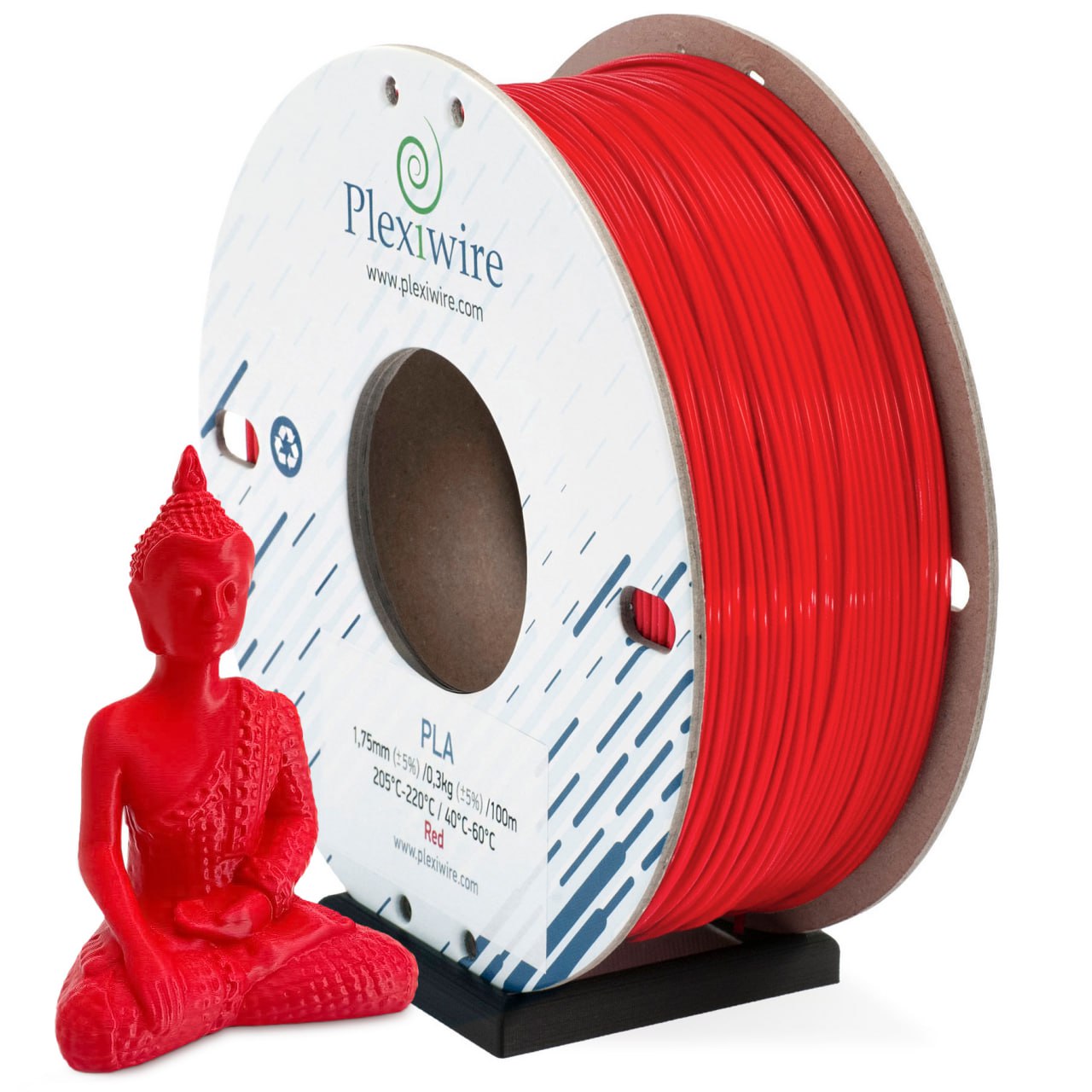 Plexiwire PLA red 1.75mm spool 100m 300g 3d model