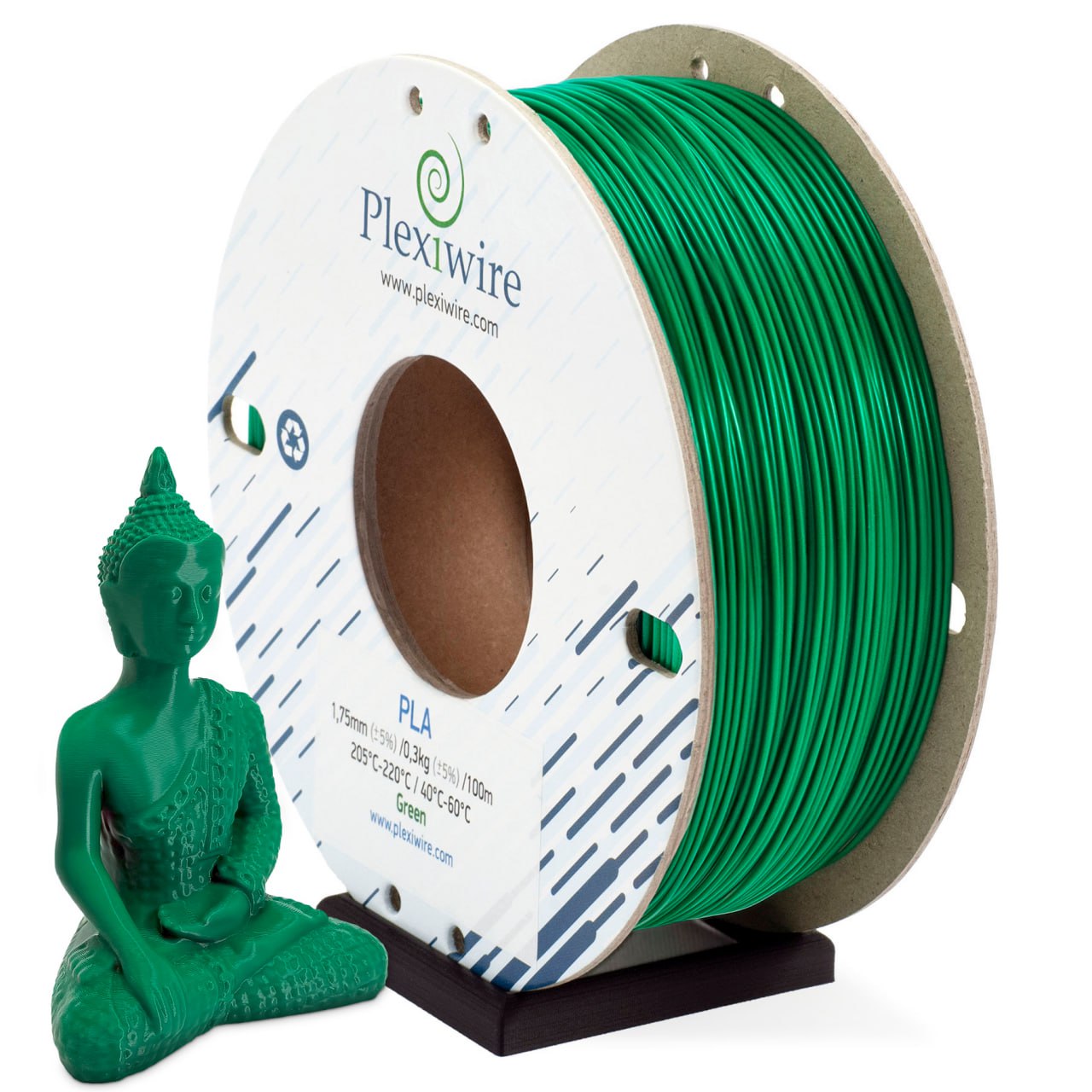 Plexiwire PLA green 1.75mm spool 100m 300g 3d model