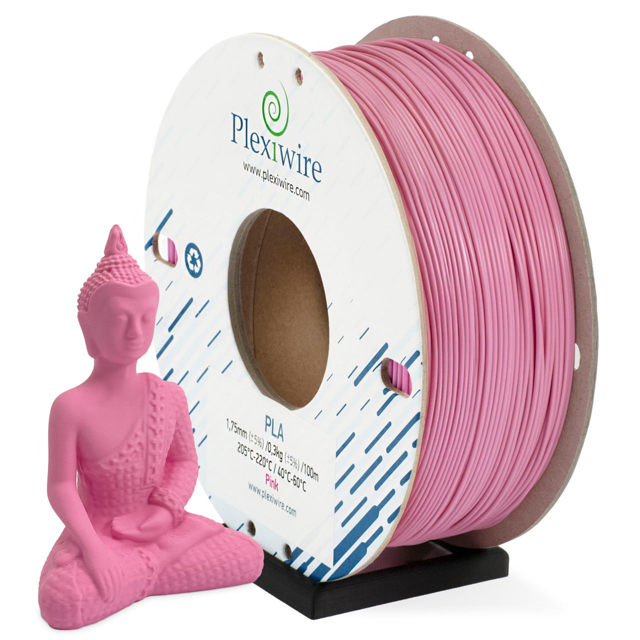 Plexiwire PLA pink 1.75mm spool 100m 300g 3d model