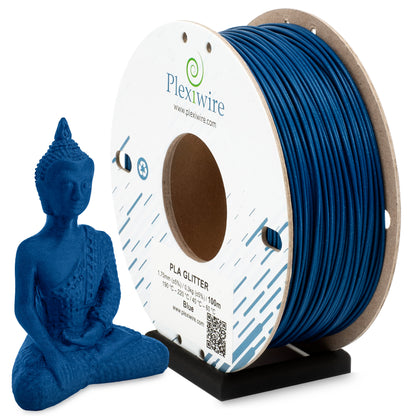 PLA Glitter Blue 1,75mm 300g/100m