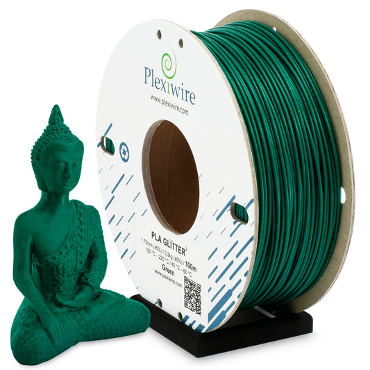 PLA Glitter Green 1,75mm 300g/100m