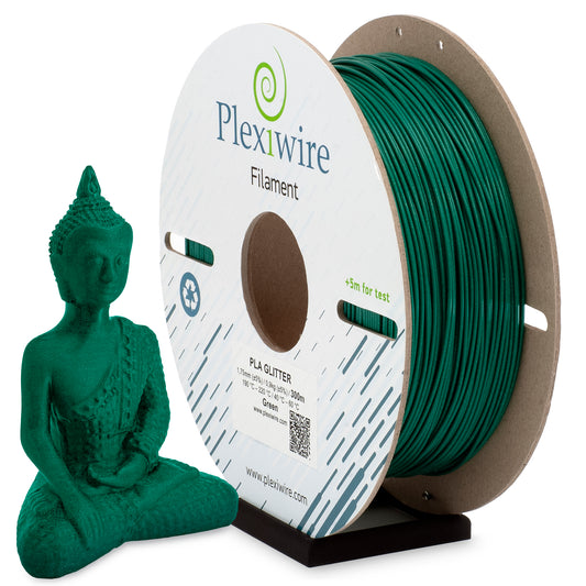 PLA Glitter Green 1,75mm 900g/300m