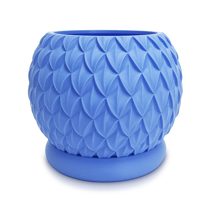 PRISMA M – Dekorativer 3D-Blumentopf mit Drainageloch und Untersetzer
