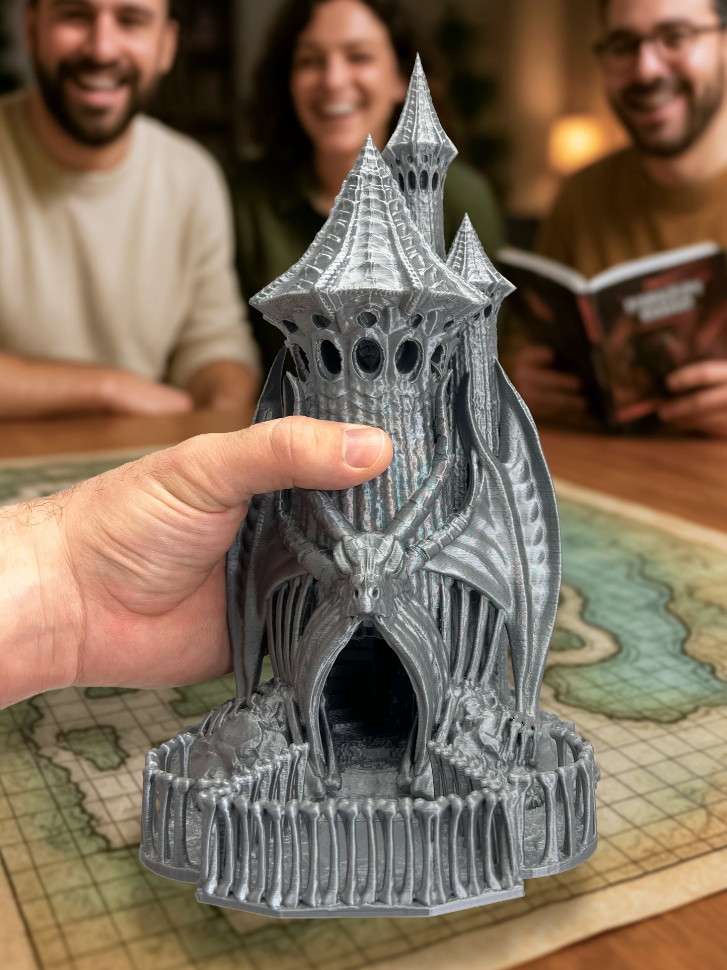 Skeletal Dice Tower